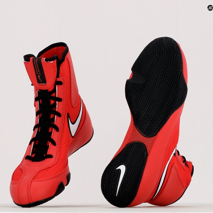Boxerské boty Nike Machomai University červené NI-321819-610 8