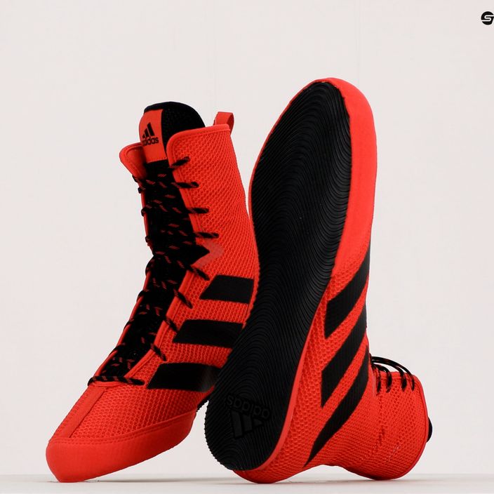 Boxerské boty Adidas Box Hog 3 červené FZ5305 9