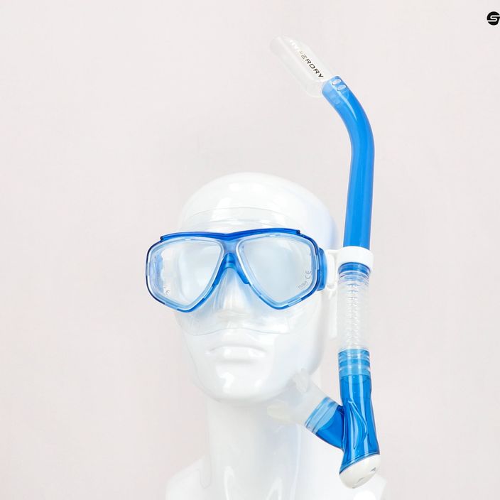 TUSA Potápěčská sada maska + šnorchl SPLENDIVE modrá UC-7519 CB 6