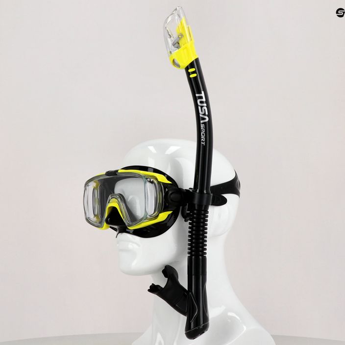 Potápěčská sada TUSA Maska + šnorchl žlutá UC-3125 8
