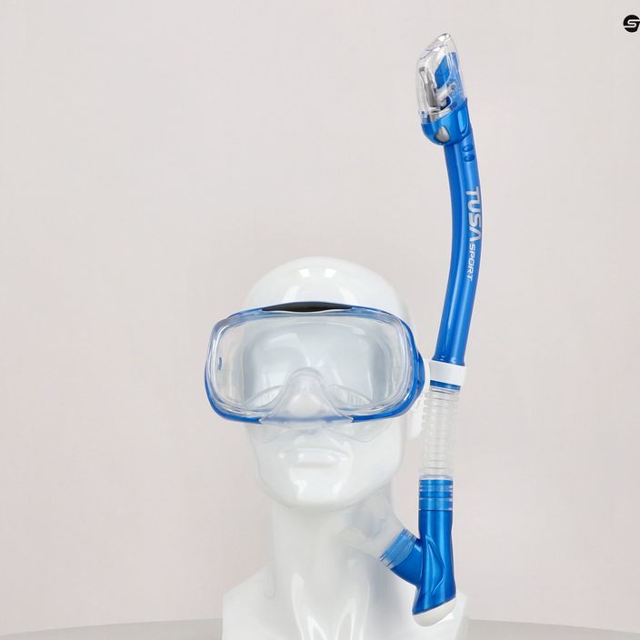 Potápěčská sada TUSA Maska + šnorchl modrá UC 3325P 8