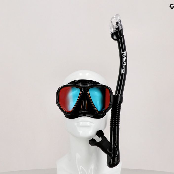 Potápěčská sada TUSA maska + šnorchl POWERVIEW černá UC 2425 MQB 6