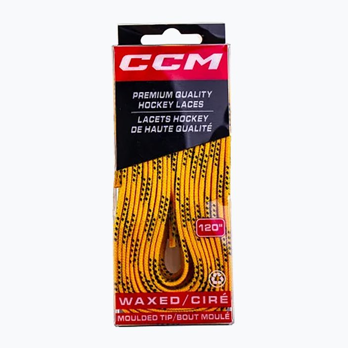 Tkaničky do bruslí  CCM Proline Waxed yellow