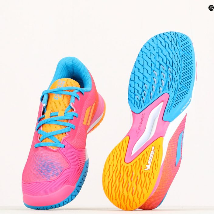 Dětská tenisová obuv BABOLAT Jet Mach 3 AC pink 33S21648 9