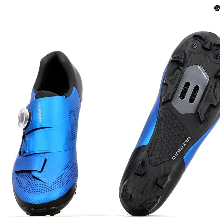 Shimano pánská cyklistická obuv SH-XC502 modrá ESHXC502MCB01S46000 11