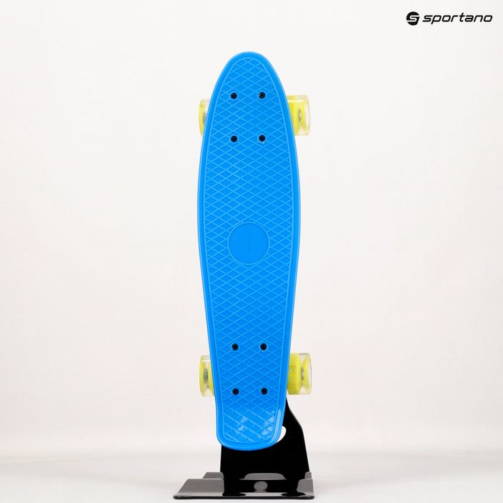Klasický dětský skateboard LED Mechanics modrý PW 506 14