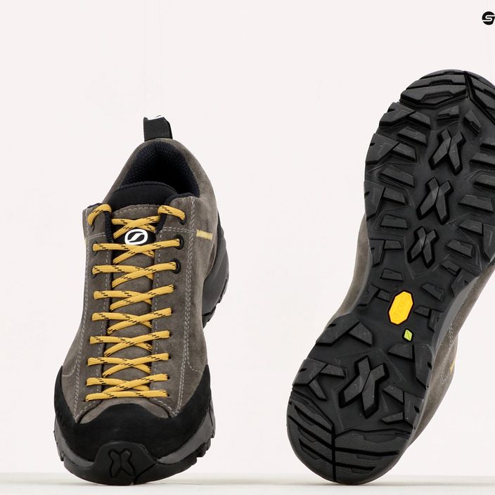 Pánská trekingová obuv SCARPA Mojito Trail Gtx  titanově šedá/ hořčicová žlutá 63316-200 17