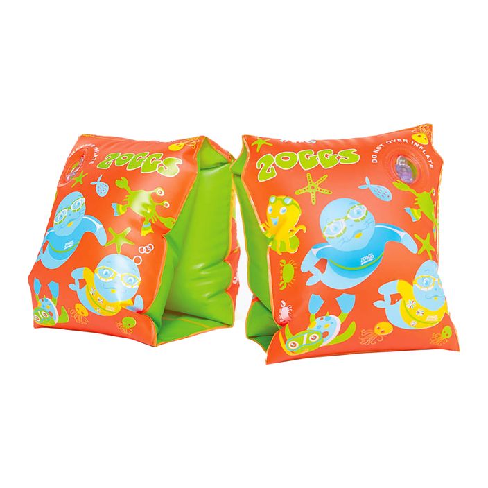 Dětské plavecké rukavice Zoggs Zoggy Armbands oranžová 465386 2