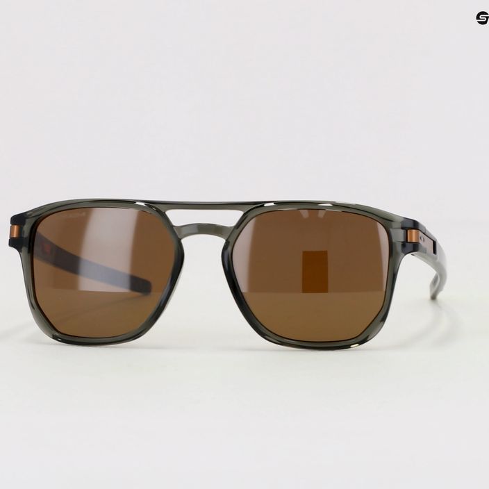 Sluneční brýle Oakley Latch Beta hnědo-zelené 0OO9436 14