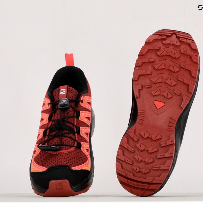 Dětské trailové boty Salomon XA Pro V8 bordové L41613800 18