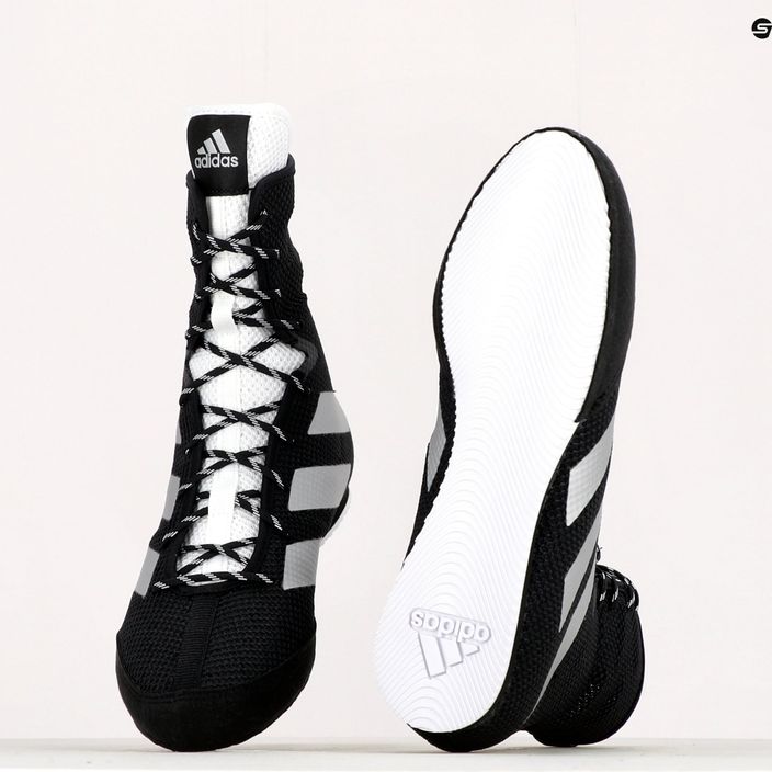 Boxerské boty adidas Box Hog 3 černé FX0563 9