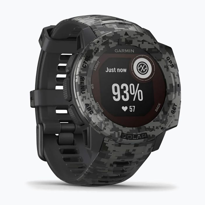 Sportovní hodinky Garmin Instinct Solar Camo Edition černé 010-02293-05 3