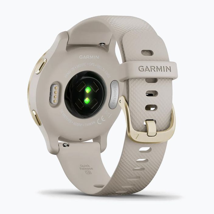 Sportovní hodinky Garmin Venu 2S béžové 010-02429-11 6
