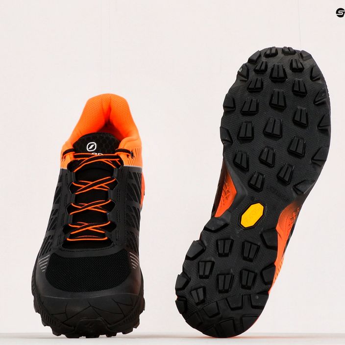 Pánské běžecké boty SCARPA Spin Ultra black/orange GTX 33072-200/1 12