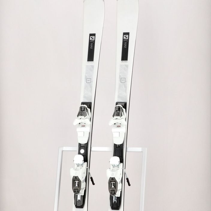 Dámské sjezdové lyže Salomon S/Max W 6 bílé + M10 GW L41135200/L4113260010 11