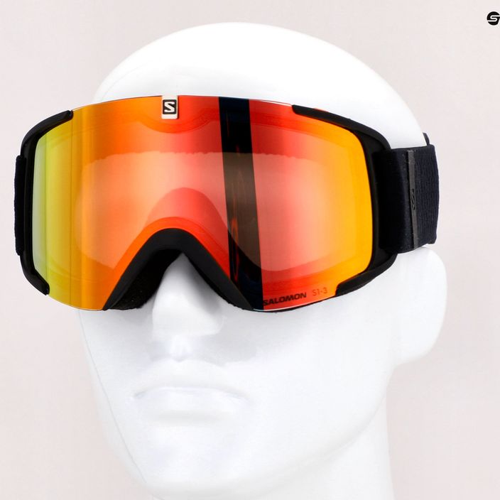 Lyžařské brýle Salomon Xview Photo S1-S3 Black/Red L40844100 7