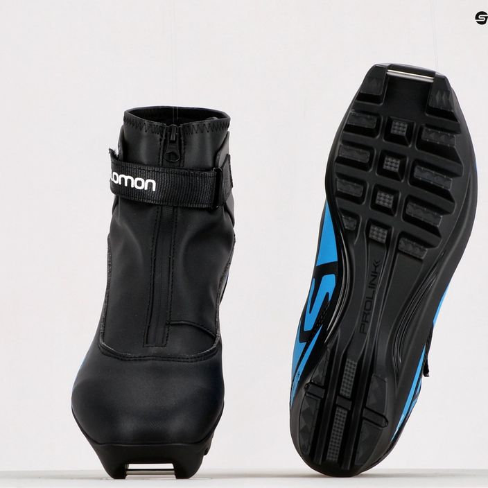 Salomon R/Combi JR Prolink dětské boty na běžky černé L41514100+ 14