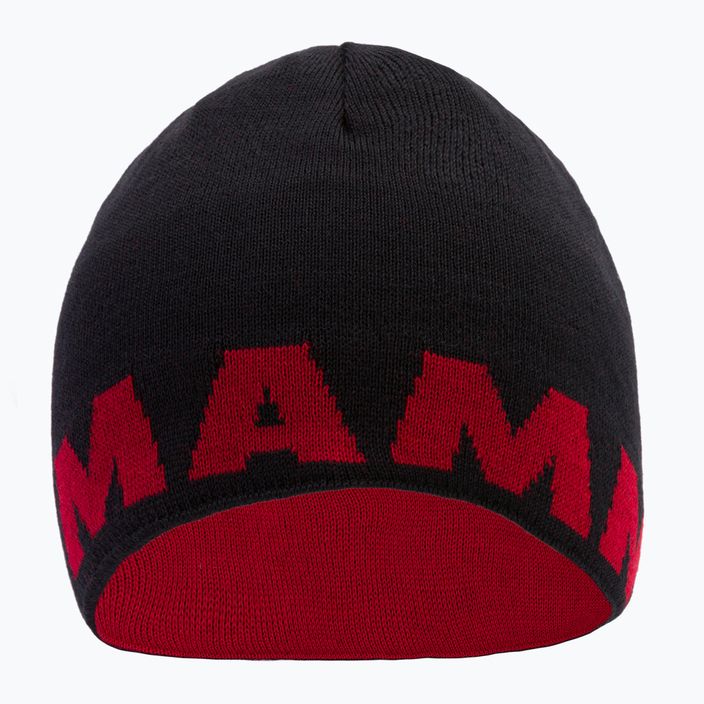 Mammut Logo zimní čepice černo-červená 1191-04891-0001-1 2