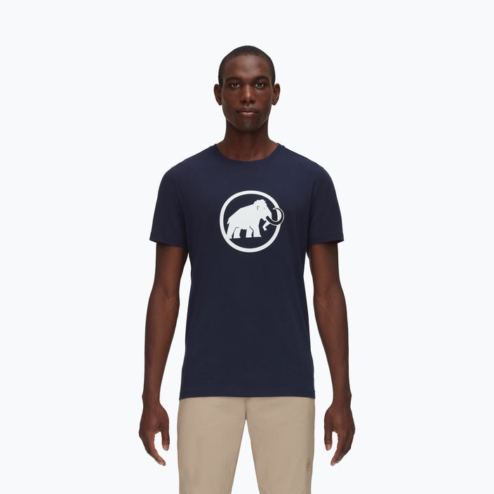 Pánské trekingové tričko MAMMUT Classic tmavě modré 2
