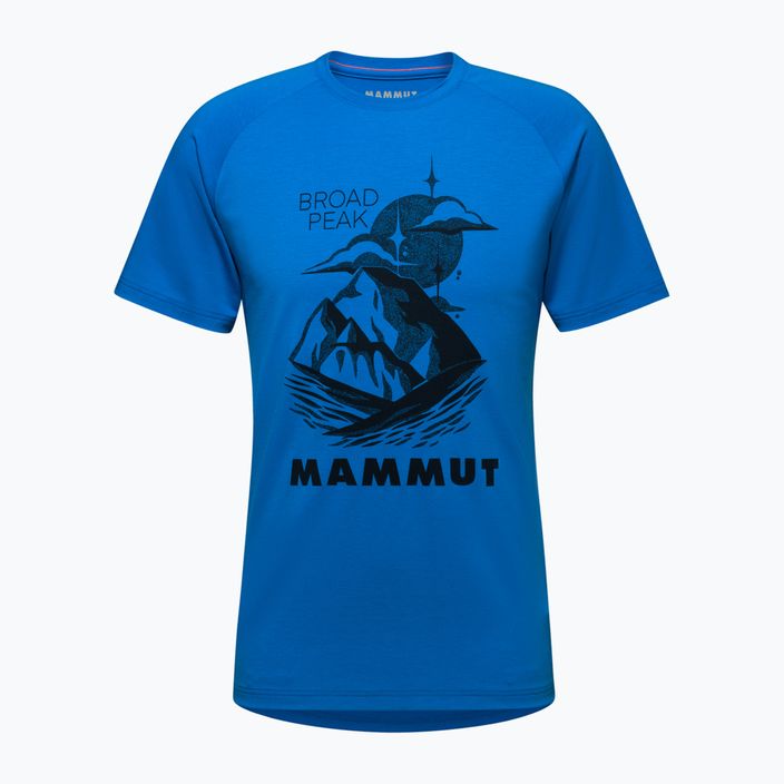 Pánské trekingové tričko MAMMUT Mountain modré 4