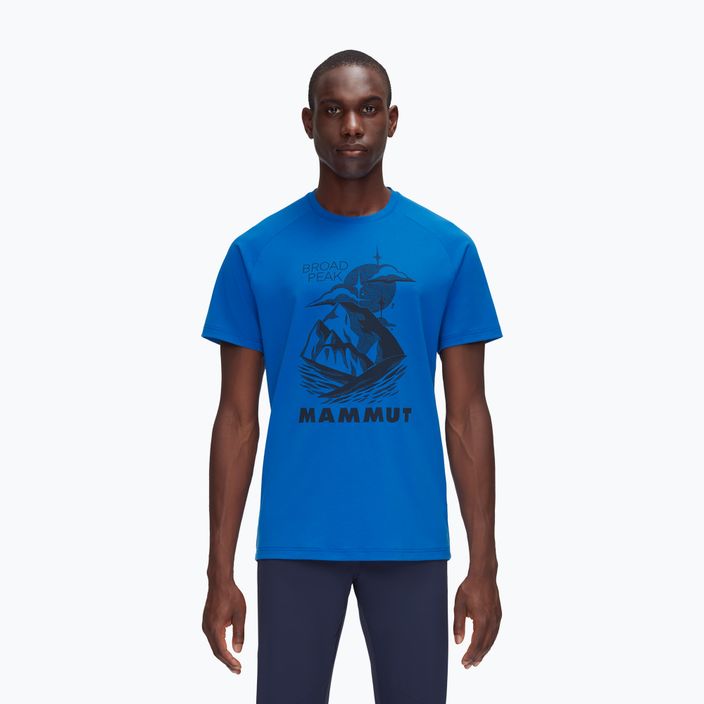 Pánské trekingové tričko MAMMUT Mountain modré
