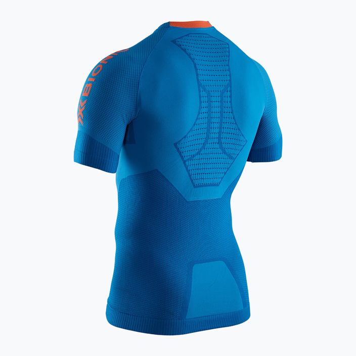 Pánské běžecké tričko  X-Bionic Invent 4.0 Run Speed teal blue/kurkuma orange 2