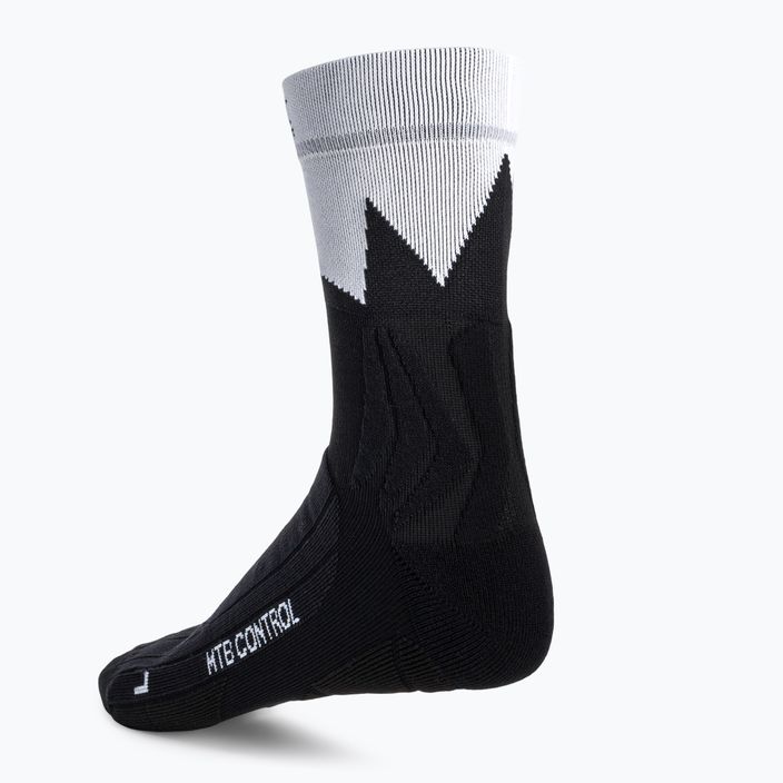 X-Socks MTB Control cyklistické ponožky černobílé BS02S19U-B014 2