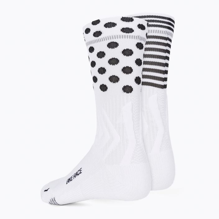 Cyklistické ponožky X-Socks Bike Race white/black BS05S19U-W011 2