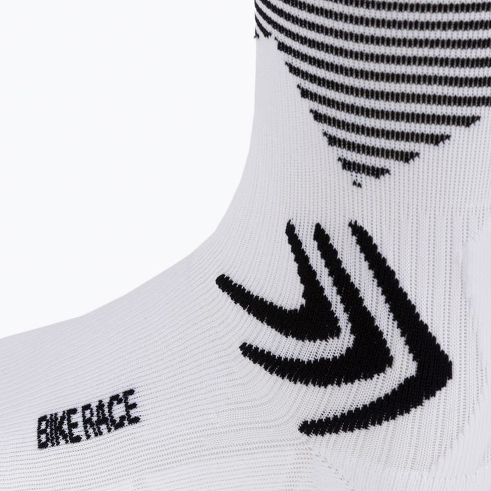 X-Socks Bike Race white/black BS05S19U-W003 cyklistické ponožky 4