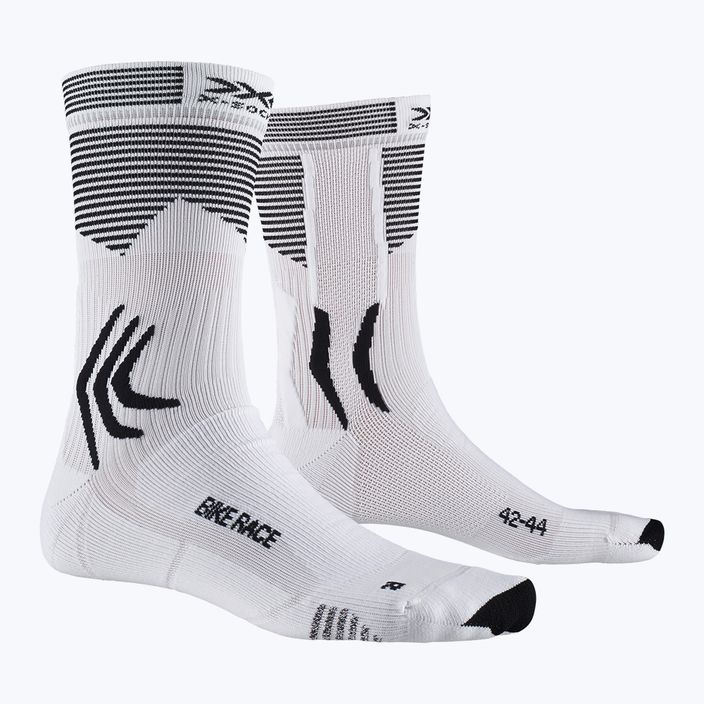 X-Socks Bike Race white/black BS05S19U-W003 cyklistické ponožky 5
