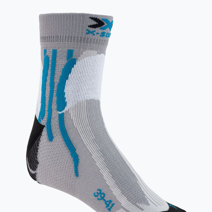 X-Socks Run Speed Two šedočerné běžecké ponožky RS16S19U-G004 4