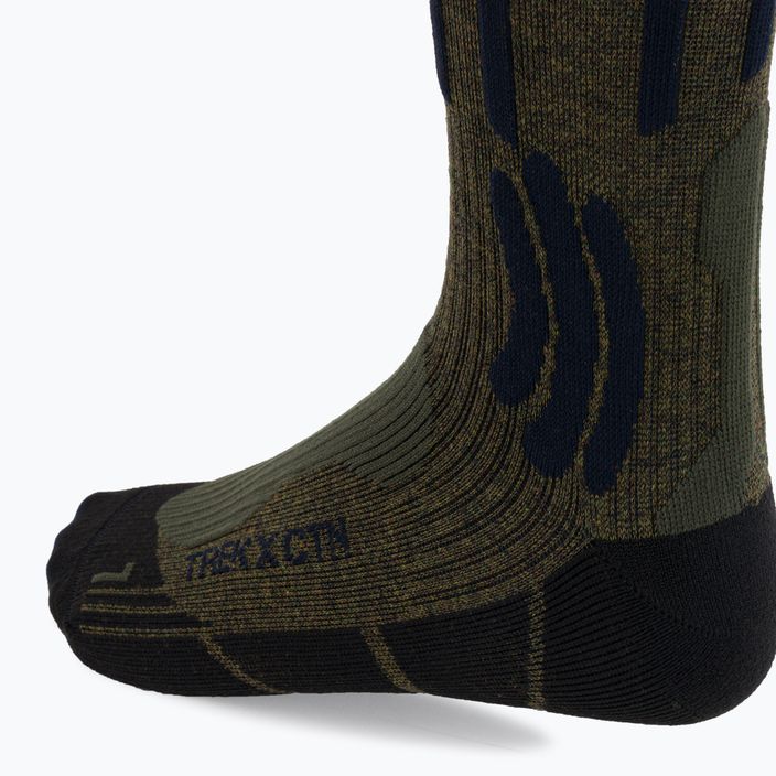 Trekingové ponožky X-Socks Trek X CTN zeleno-tmavě modré TS05S19U-E033 4