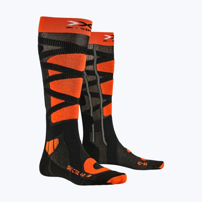 Lyžařské ponožky X-Socks Ski Control 4.0 černo-oranžové XSSSKCW19U 4