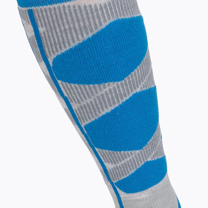 Dámské lyžařské ponožky X-Socks Ski Control 4.0 šedo-modré XSSSKCW19W 3