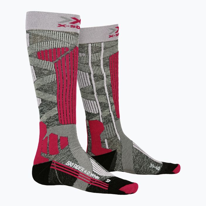 Dámské lyžařské ponožky X-Socks Ski Rider 4.0 šedé XSSSKRW19W 4