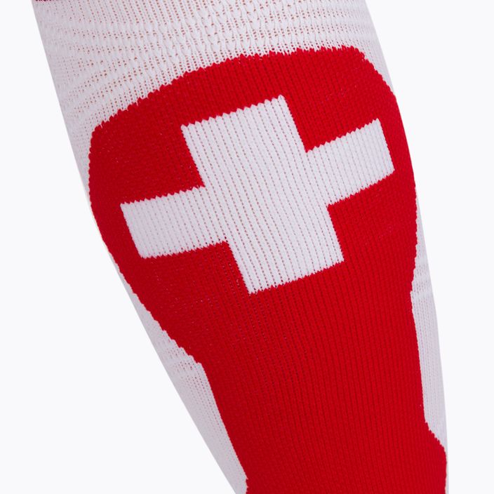 Ponožky X-Socks Ski Patriot 4.0 Switzerland bílé XSSS43W19U 3