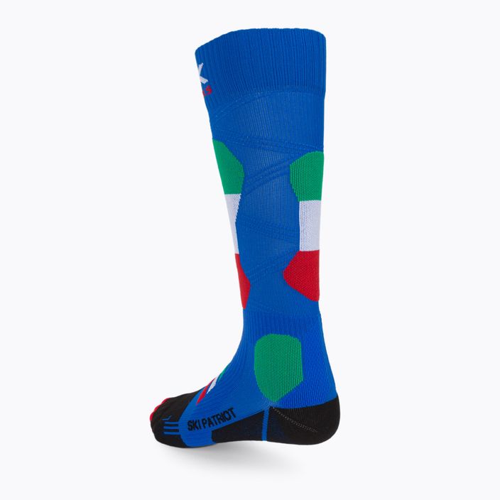 Lyžařské ponožky X-Socks Ski Patriot 4.0 Italy modré XSSS45W19U 2