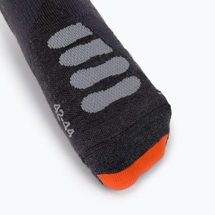 Lyžařské ponožky X-Socks Ski Silk Merino 4.0 šedé XSSSKMW19U 3