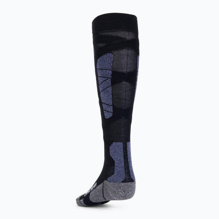 Lyžařské ponožky X-Socks Carve Silver 4.0 black-grey XSSS47W19U 2