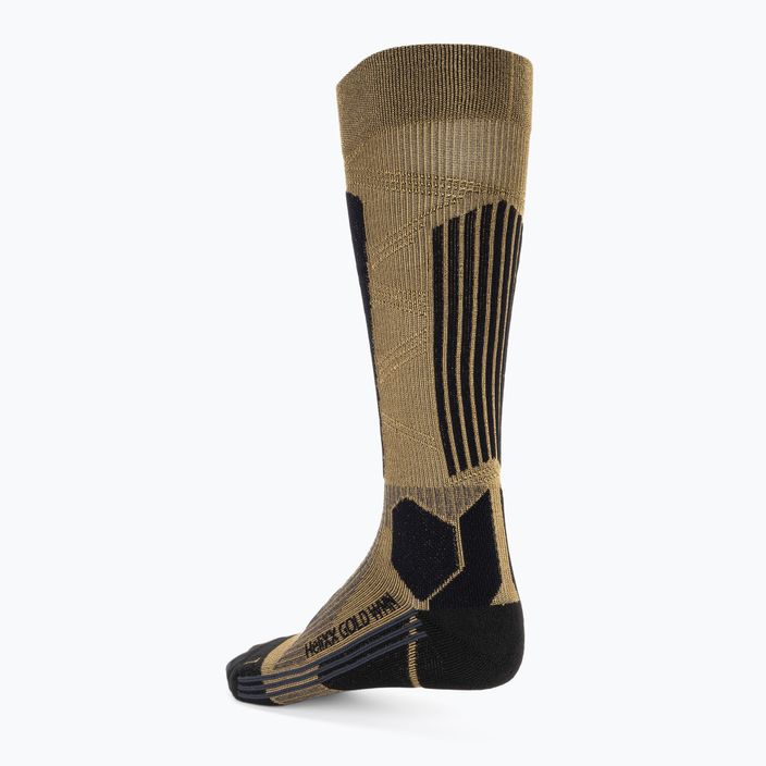 Lyžařské ponožky X-Socks Helixx Gold 4.0 hnědé XSSSXXW19U 2