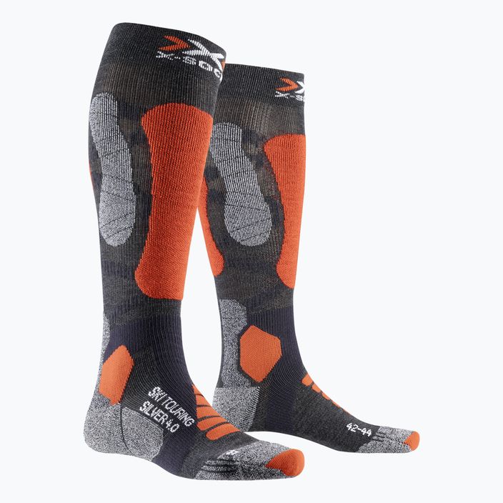 Lyžařské ponožky X-Socks Ski Touring Silver 4.0 šedé XSWS47W19U 4
