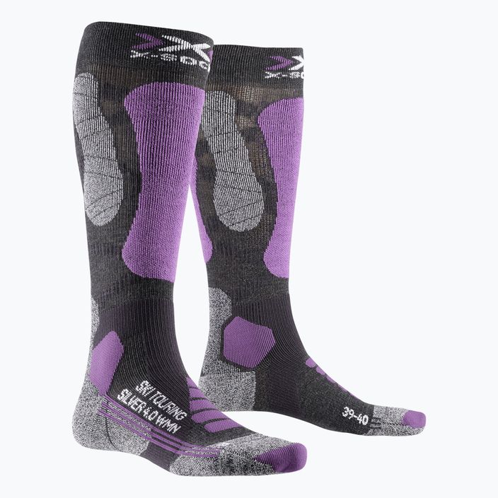 Dámské lyžařské ponožky X-Socks Ski Touring Silver 4.0 šedé XSWS47W19W 4