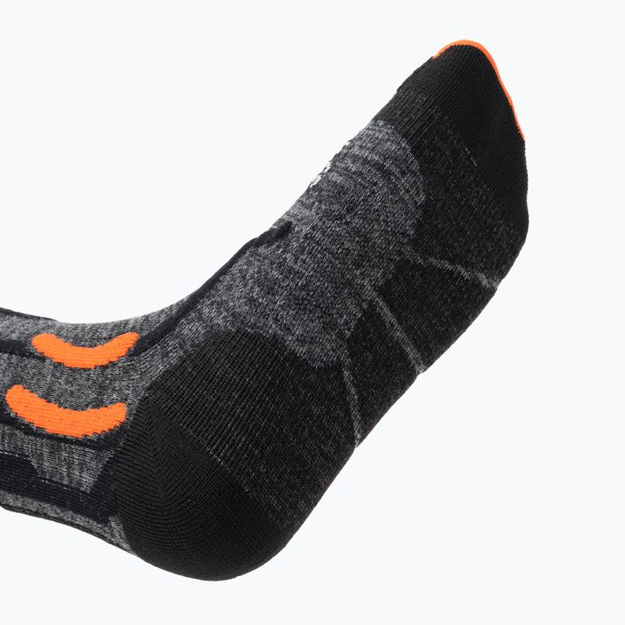 X-Socks Trek X Merino grey duo melange/x-orange/black trekingové ponožky 4