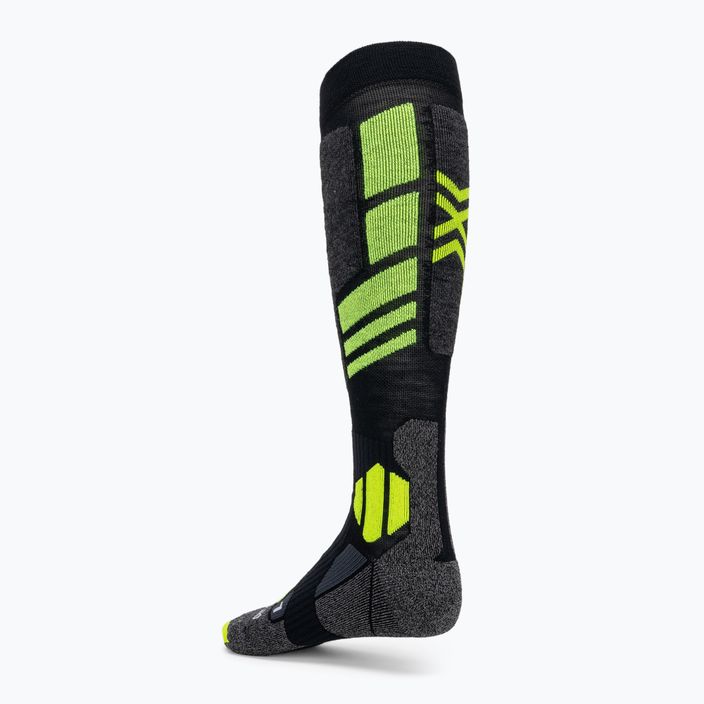 Snowboardové ponožky X-Socks Snowboard 4.0 black/grey/phyton yellow 2
