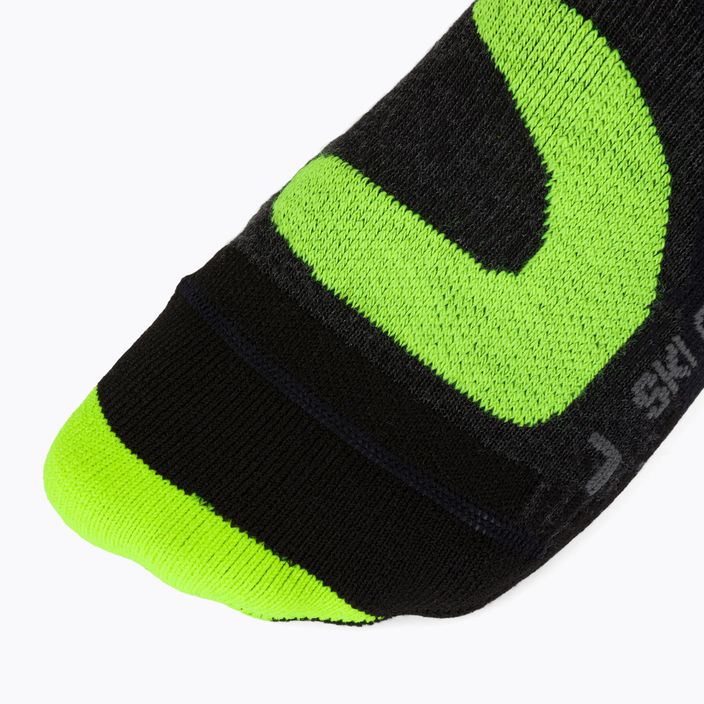 Lyžařské ponožky X-Socks Ski Control 4.0 černo-zelené XSSSKCW19U 3