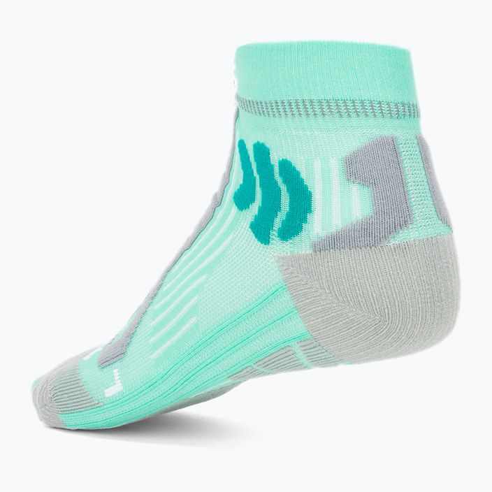 Dámské běžecké ponožky X-Socks Trail Run Energy 4.0 audrey green/pearl grey 2