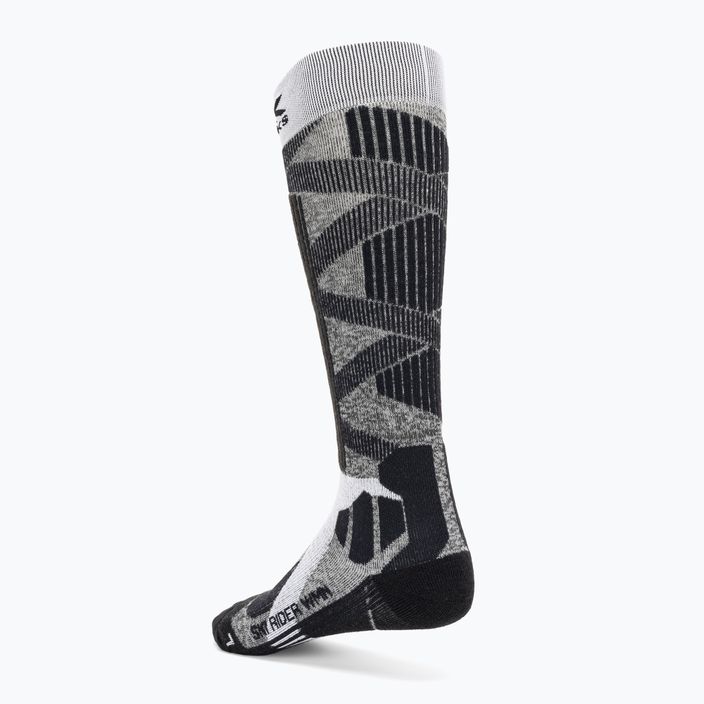 Dámské lyžařské ponožky X-Socks Ski Rider 4.0 grey melange/opal black 2
