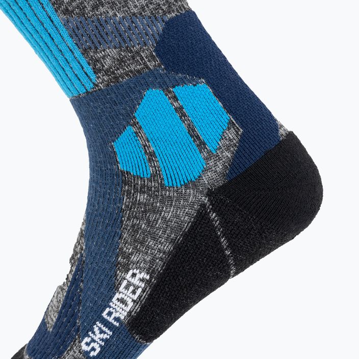 Lyžařské ponožky X-Socks Ski Rider 4.0 navy/blue 3