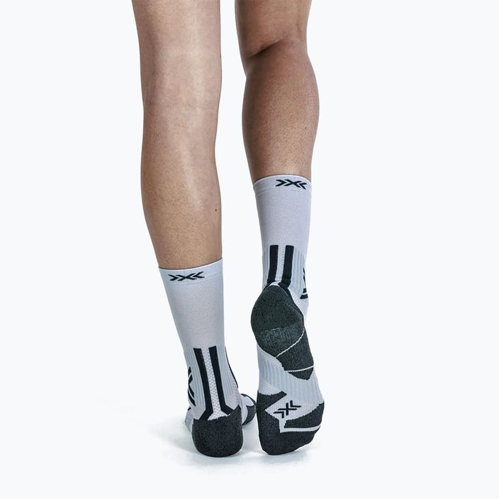 Pánské běžecké ponožky X-Socks Trailrun Perform Crew pearl grey/charcoal 4