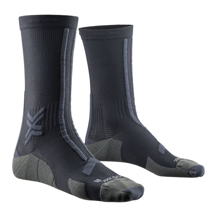 Pánské běžecké ponožky X-Socks Trailrun Discover Crew black/charcoal 2